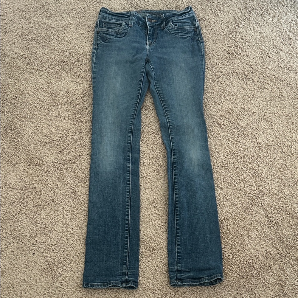 dELiA*s Women's Straight Leg Blue Jeans